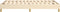 vidaXL - Bedframe - zonder - matras - 120x200 - cm - stof - crèmekleurig