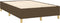 vidaXL - Bedframe - zonder - matras - 120x200 - cm - stof - donkerbruin