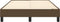 vidaXL - Bedframe - zonder - matras - 120x200 - cm - stof - donkerbruin