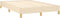 vidaXL - Bedframe - zonder - matras - 120x200 - cm - stof - crèmekleurig