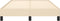vidaXL - Bedframe - zonder - matras - 120x200 - cm - stof - crèmekleurig