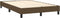 vidaXL - Bedframe - zonder - matras - 120x200 - cm - stof - donkerbruin