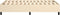 vidaXL - Bedframe - zonder - matras - 120x200 - cm - stof - crèmekleurig