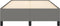 vidaXL - Bedframe - zonder - matras - 120x200 - cm - stof - donkergrijs
