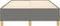 vidaXL - Bedframe - zonder - matras - 120x200 - cm - stof - donkergrijs
