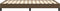 vidaXL - Bedframe - zonder - matras - 120x200 - cm - stof - donkerbruin