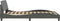 vidaXL - Bedframe - zonder - matras - 120x200 - cm - stof - donkergrijs