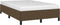 vidaXL - Bedframe - zonder - matras - 120x200 - cm - stof - donkerbruin