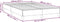 vidaXL - Bedframe - zonder - matras - 120x200 - cm - stof - crèmekleurig