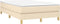 vidaXL - Bedframe - zonder - matras - 120x200 - cm - stof - crèmekleurig