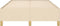 vidaXL - Bedframe - zonder - matras - 120x200 - cm - stof - crèmekleurig