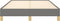 vidaXL - Bedframe - zonder - matras - 120x200 - cm - stof - donkergrijs