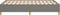 vidaXL - Bedframe - zonder - matras - 120x200 - cm - stof - donkergrijs