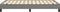 vidaXL - Bedframe - zonder - matras - 120x200 - cm - stof - donkergrijs