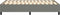 vidaXL - Bedframe - zonder - matras - 120x200 - cm - stof - donkergrijs