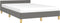 vidaXL - Bedframe - zonder - matras - 120x200 - cm - stof - donkergrijs