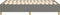 vidaXL - Bedframe - zonder - matras - 120x200 - cm - stof - donkergrijs