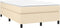 vidaXL - Bedframe - zonder - matras - 120x200 - cm - stof - crèmekleurig
