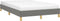 vidaXL - Bedframe - zonder - matras - 120x200 - cm - stof - donkergrijs