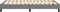 vidaXL - Bedframe - zonder - matras - 120x200 - cm - stof - donkergrijs