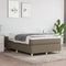 vidaXL - Bedframe - zonder - matras - 120x200 - cm - stof - taupe