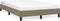 vidaXL - Bedframe - zonder - matras - 120x200 - cm - stof - taupe