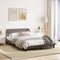 vidaXL - Bedframe - zonder - matras - 120x200 - cm - stof - taupe