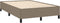 vidaXL - Bedframe - zonder - matras - 120x200 - cm - stof - taupe
