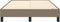 vidaXL - Bedframe - zonder - matras - 120x200 - cm - stof - taupe