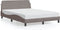 vidaXL - Bedframe - zonder - matras - 120x200 - cm - stof - taupe
