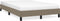 vidaXL - Bedframe - zonder - matras - 120x200 - cm - stof - taupe