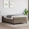 vidaXL - Bedframe - zonder - matras - 120x200 - cm - stof - taupe