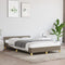 vidaXL - Bedframe - zonder - matras - 120x200 - cm - stof - taupe