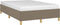 vidaXL - Bedframe - zonder - matras - 120x200 - cm - stof - taupe