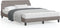 vidaXL - Bedframe - zonder - matras - 120x200 - cm - stof - taupe