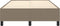 vidaXL - Bedframe - zonder - matras - 120x200 - cm - stof - taupe