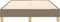 vidaXL - Bedframe - zonder - matras - 120x200 - cm - stof - taupe
