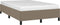 vidaXL - Bedframe - zonder - matras - 120x200 - cm - stof - taupe