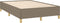 vidaXL - Bedframe - zonder - matras - 120x200 - cm - stof - taupe