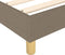 vidaXL - Bedframe - zonder - matras - 120x200 - cm - stof - taupe