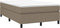 vidaXL - Bedframe - zonder - matras - 120x200 - cm - stof - taupe