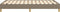 vidaXL - Bedframe - zonder - matras - 120x200 - cm - stof - taupe