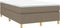 vidaXL - Bedframe - zonder - matras - 120x200 - cm - stof - taupe
