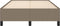 vidaXL - Bedframe - zonder - matras - 120x200 - cm - stof - taupe