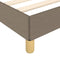 vidaXL - Bedframe - zonder - matras - 120x200 - cm - stof - taupe