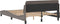 vidaXL - Bedframe - zonder - matras - 120x200 - cm - stof - taupe