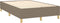 vidaXL - Bedframe - zonder - matras - 120x200 - cm - stof - taupe
