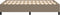vidaXL - Bedframe - zonder - matras - 120x200 - cm - stof - taupe