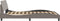 vidaXL - Bedframe - zonder - matras - 120x200 - cm - stof - taupe