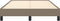 vidaXL - Bedframe - zonder - matras - 120x200 - cm - stof - taupe